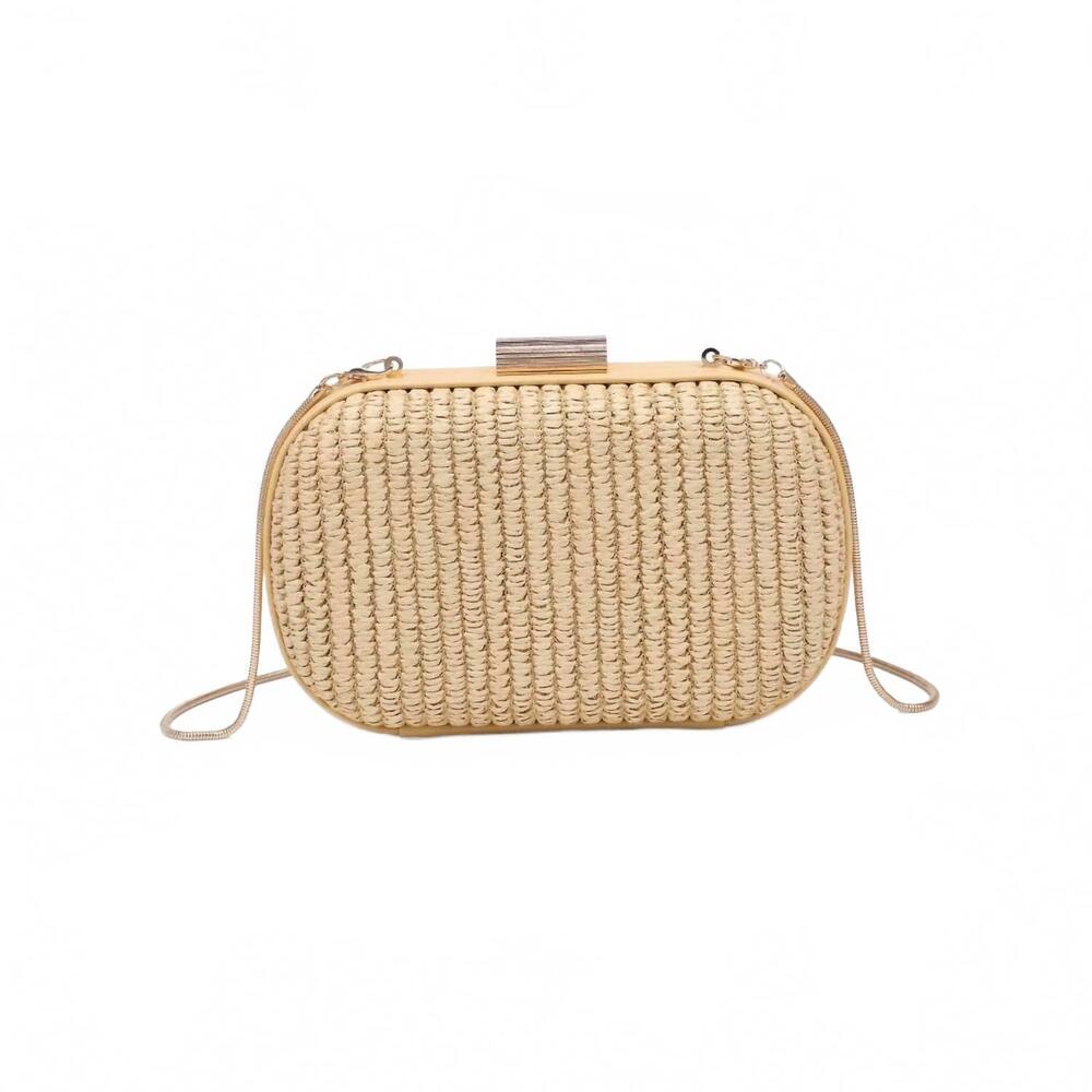 NEW URBAN EXPRESSIONS the blaire evening bag in natural